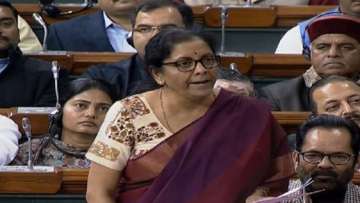 Defence Minister Nirmala Sitharaman in Lok Sabha