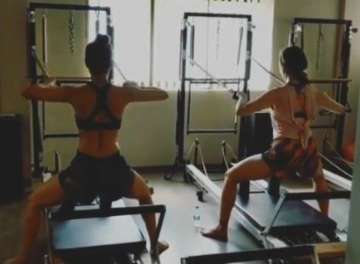 Malaika Arora and Sara Ali Khan’s sassy work out session video