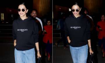 Deepika Padukone spotted at Mumbai airport