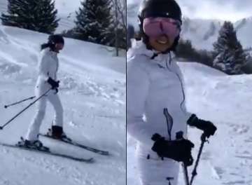 Kangana Ranaut chills in the Swiss snow by skiing after Manikarnika success