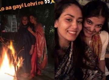 Sara Ali Khan enjoys Lohri with family, Mira Rajput celebrates with daughter Misha?
