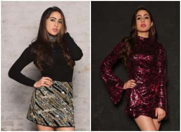 Sara Ali Khan chooses blingy look for Simmba's success party; See more quirky looks of the actress