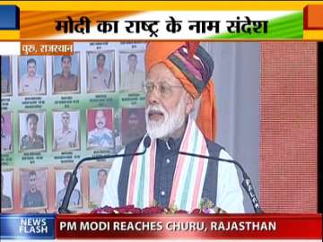 PM Modi at Churu