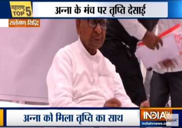 Anna Hazare’s indefinite fast continues for seventh day