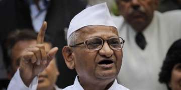 Social activist Anna Hazare