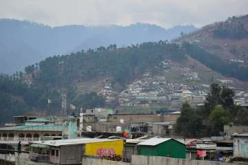 A view of Pakistani village Balakot, Pakistan 