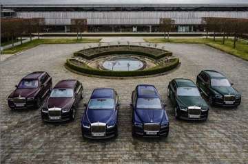 The new fleet bought by the car enthusiast includes three Rolls Royce Phantoms and three Rolls Royce Cullinans. 