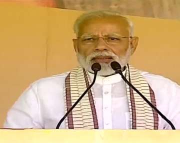 Prime Minister Narendra Modi inaugurates three medical college buildings in Hazaribagh