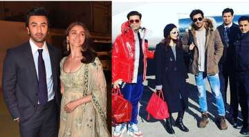 Ranbir Kapoor and Alia Bhatt paint Switzerland red with their pictures on the frozen lake