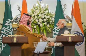 PM Modi with Saudi Crown Prince