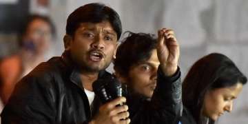 Former JNUSU president Kanhaiya Kumar