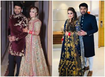 Kapil Sharma and Ginni Chatrath share first PHOTO from their Delhi wedding reception