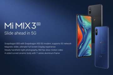 Xiaomi Mi Mix 3 5G with Qualcomm Snapdragon 855 processor and AX50 5G modem, announced