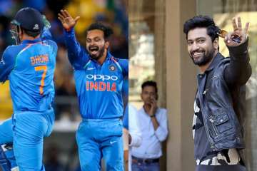 Kedar Jadhav leads India's celebration in Wellington with 'How's the Josh?' chants, Vicky Kaushal re