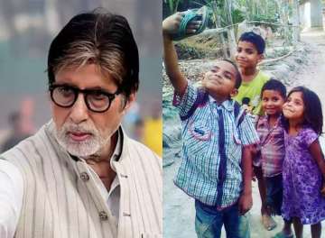 Amitabh Bachchan calls viral photo of kids taking selfie with ‘chappal’ photoshopped