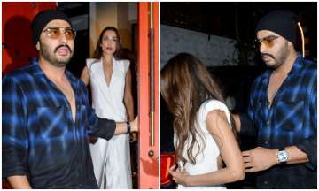 Pics:Lovebirds?Arjun?Kapoor?and?Malaika?Arora?attend?Gauri?Khan's dinner party