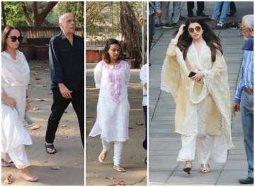 Raj Kumar Barjatya Funeral: Mahesh Bhatt, Swara Bhasker, Bhagyashree pay last respect 