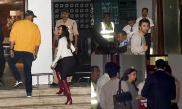 Ranbir Kapoor, Alia Bhatt, Malaika Arora, Arjun Kapoor leave for Akash Ambani's pre-wedding bash in Switzerland