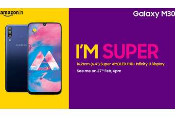 Samsung Galaxy M30 with 5000mAh battery and triple rear cameras launching in India on February 27