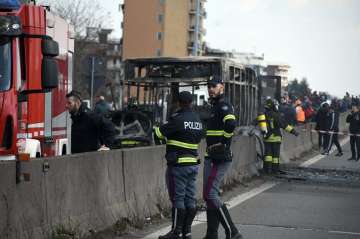 Italy: Bus driver abducts 51 children, sets vehicle on fire