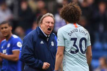 Premier League: Warnock seething as Chelsea come back to beat Cardiff 2-1