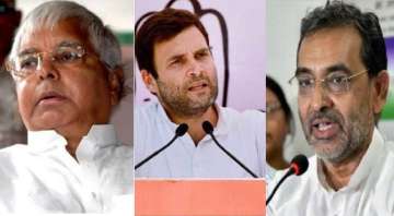 As per the seat-sharing formula, the RJD has got 20 seats, out of which it is giving up one for the ultra-Left party, the Congress has nine, followed by five for Upendra Kushwaha's RLSP and three each for Jitan Ram Manjhi's HAM and Mukesh Sahni's VIP