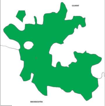 Map of Dadra and Nagar Haveli