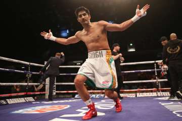 Vijender Singh boxing