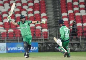 Balbirnie, Stirling star in Ireland's 5-wicket win over Afghanistan