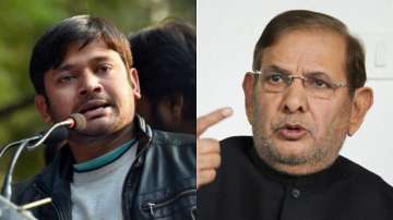 Kanhaiya Kumar and Sharad Yadav