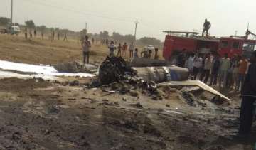 MiG-21 Bison fighter jet crashes near Bikaner, pilot ejects safely