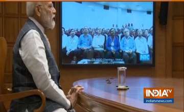 PM Modi interacts with scientists involved with Mission Shakti, via video-conference