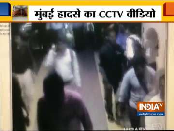 WATCH: CCTV of CST bridge collapse emerges, people seen rushing in panic