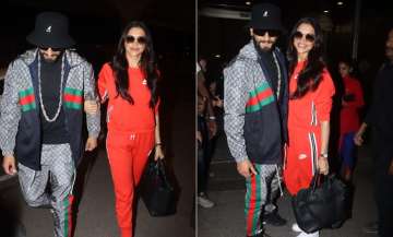 Deepika Padukone, Ranveer Singh leave for London to unveil her wax statue at Madame Tussauds 