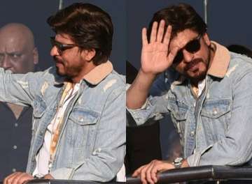 Shah Rukh Khan attends Kolkata Knight Riders vs Sunrisers Hyderabad match 