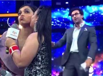 Ranbir Kapoor, Deepika Padukone burn the stage dancing to Ranveer Singh’s song Aankh Maare