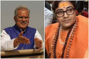 Chhattisgarh Chief Minister Bhupesh Baghel and Pragya Singh Thakur