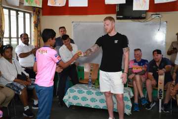 Rajasthan Royals all-rounder Ben Stokes bats for ending child labour in Jaipur