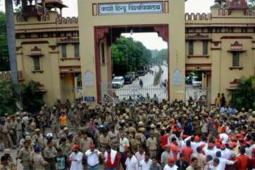 Banaras Hindu University?demand justice for the student killed at the campus