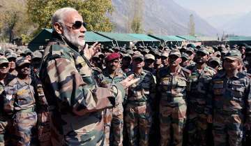 Prime Minister Narendra Modi in Combat uniform