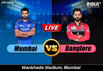 Live Streaming IPL, Mumbai Indians vs Royal Challengers Bangalore: Watch MI vs RCB Live Stream Onlin