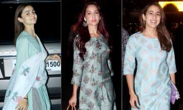 alia bhatt sara ali khan nora fatehi in salwar suit