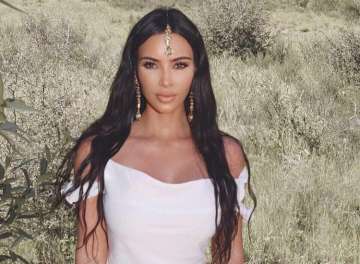 Kim Kardashian sports maang tika to church, netizens slam her saying 'culture is not a costume'
