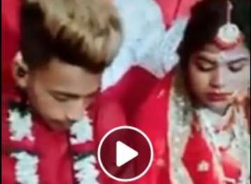 Groom plays PUBG at own wedding while bride waits for him to finish