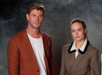 Avengers Endgame: Captain Marvel Brie Larson shuts down Thor aka Chris Hemsworth