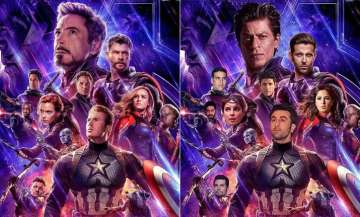 avengers endgame ranbir kapoor shah rukh khan fan made poster