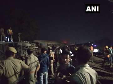 The train was going to New Delhi when the incident occurred near Rooma railway station under Maharajpur police station in Kanpur Nagar district around 12.54 am.