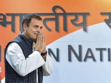 Rahul Gandhi added if Congress was elected to power, its government would spend 6 per cent of the GDP on education. (File photo: PTI)