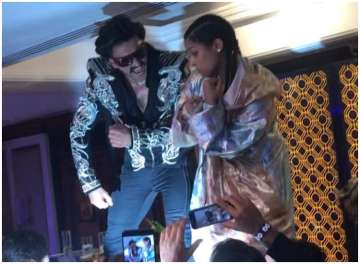 WATCH VIDEO: Power-packed Ranveer Singh and YouTuber Lilly Singh go mad together on stage