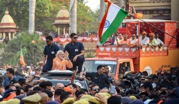 PM Modi's Varanasi roadshow